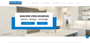 nieuwe professionele website www.vdveenkeukens.nl