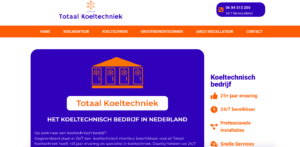 nieuwe website www.totaal-koeltechniek.nl